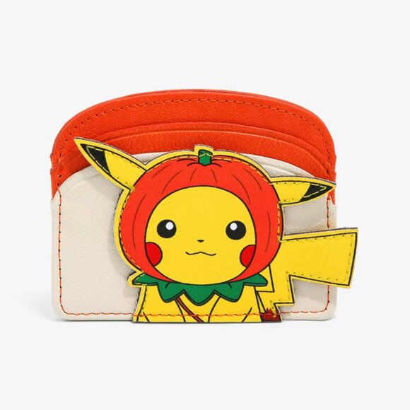 Loungefly Pokémon Pumpkin Pikachu Mini Backpack and Cardholder main image 8